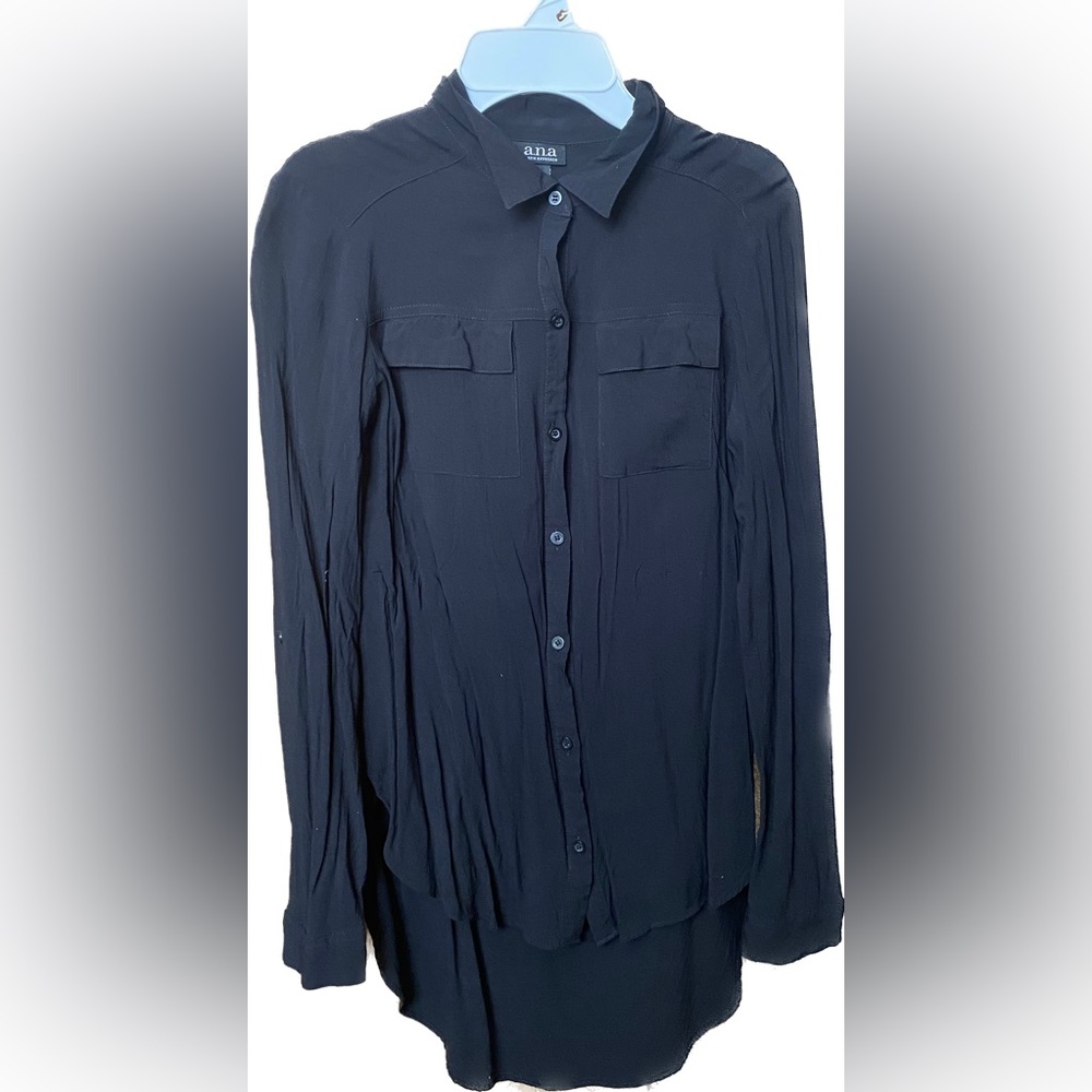 Button Down Black Top a.n.a.